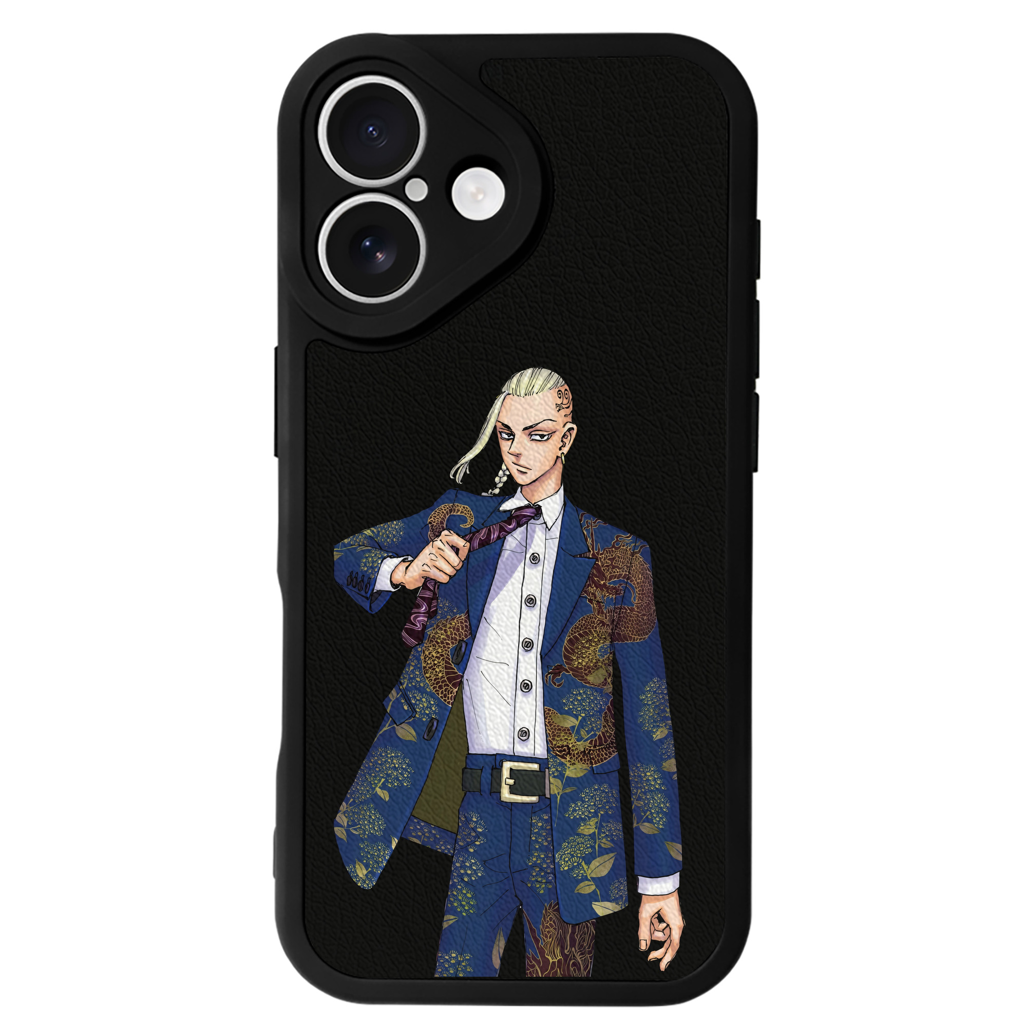 （画像用） 東京リベンジャーズ Tokyo Revengers 【iPhone 16シリーズ対応】シリコンスマホケース（レザー調） 材質：シリコン